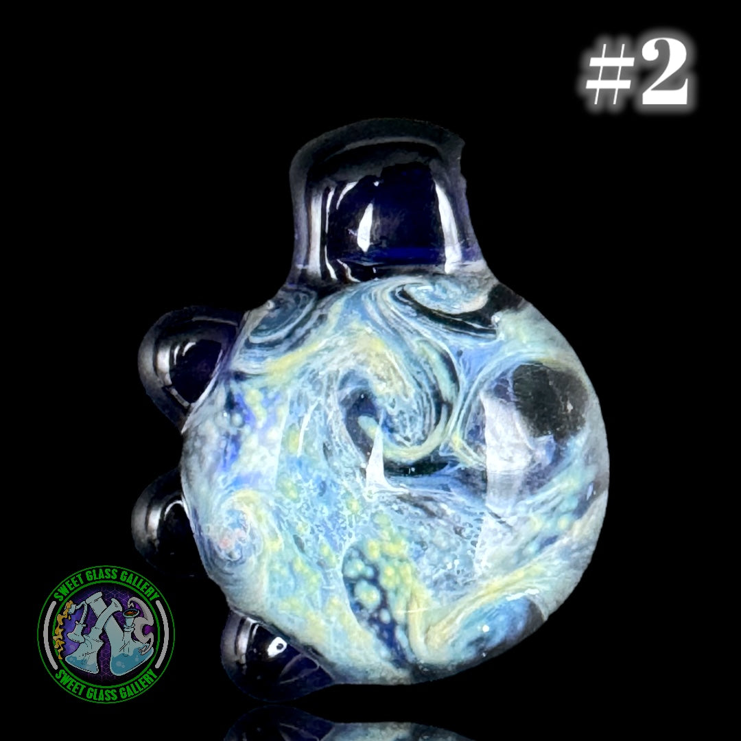 Ben’s Glass Art - Space Tech Baller Jar w/ Matching Pendant - #2