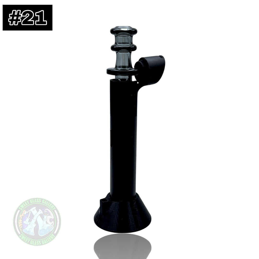 Rone Glass -Puffco Pivot Top #21 - Transparent Black