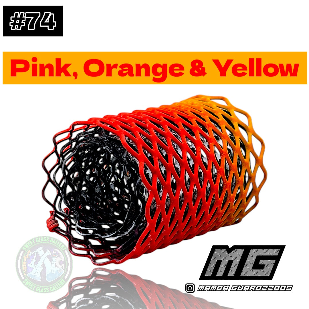 Mamba Guardzz - Heat Cage #74 - Blazer GT8000 Guard (Pink, Orange & Yellow)