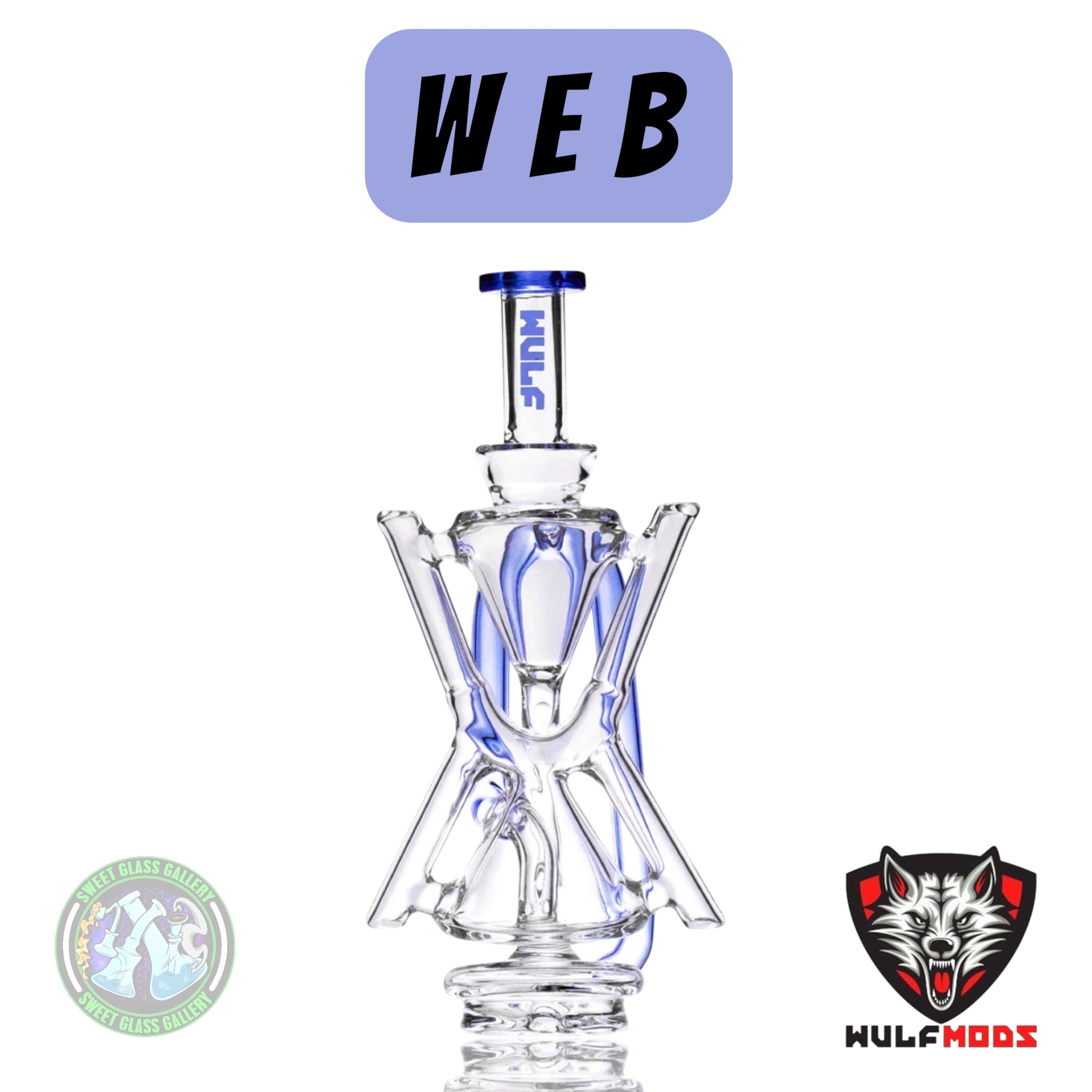 Wulf Mods - Puffco Attachment - Web - Blue