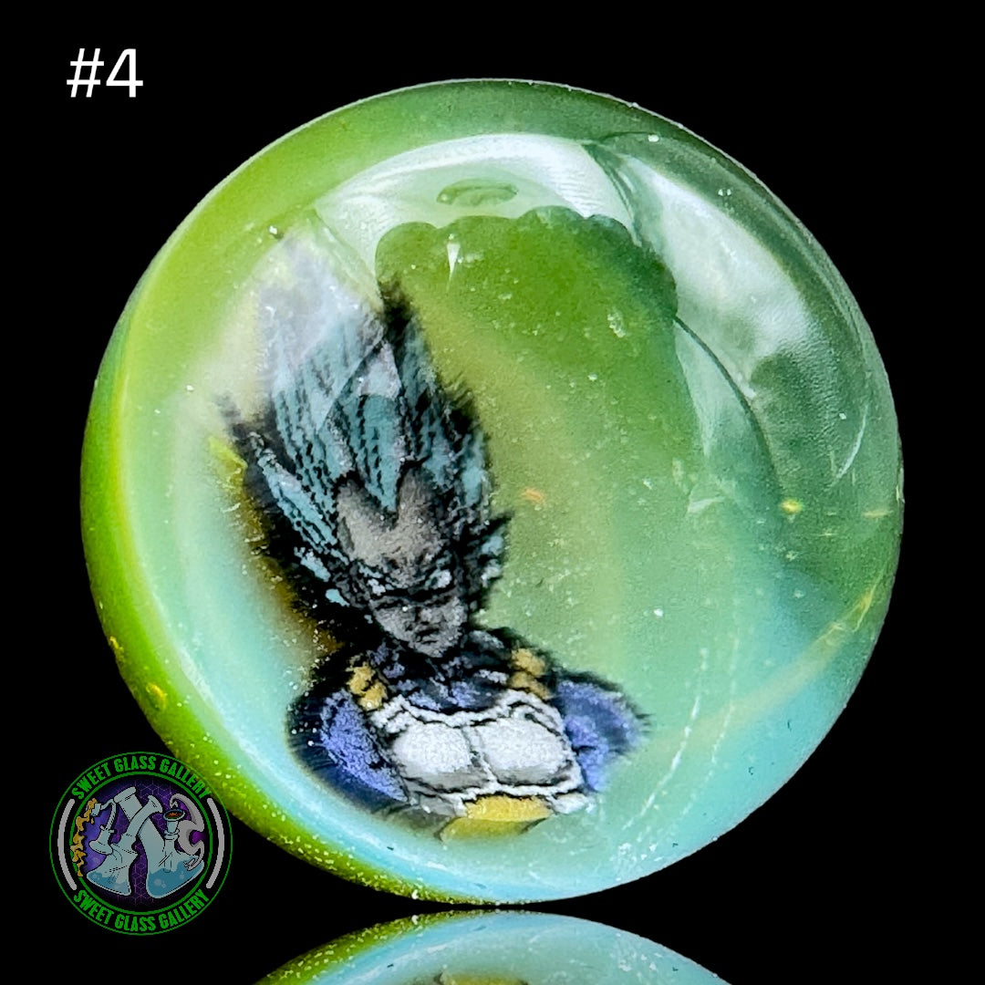 Keys Glass - Marble #4 - Vegeta Dragon Ball Z