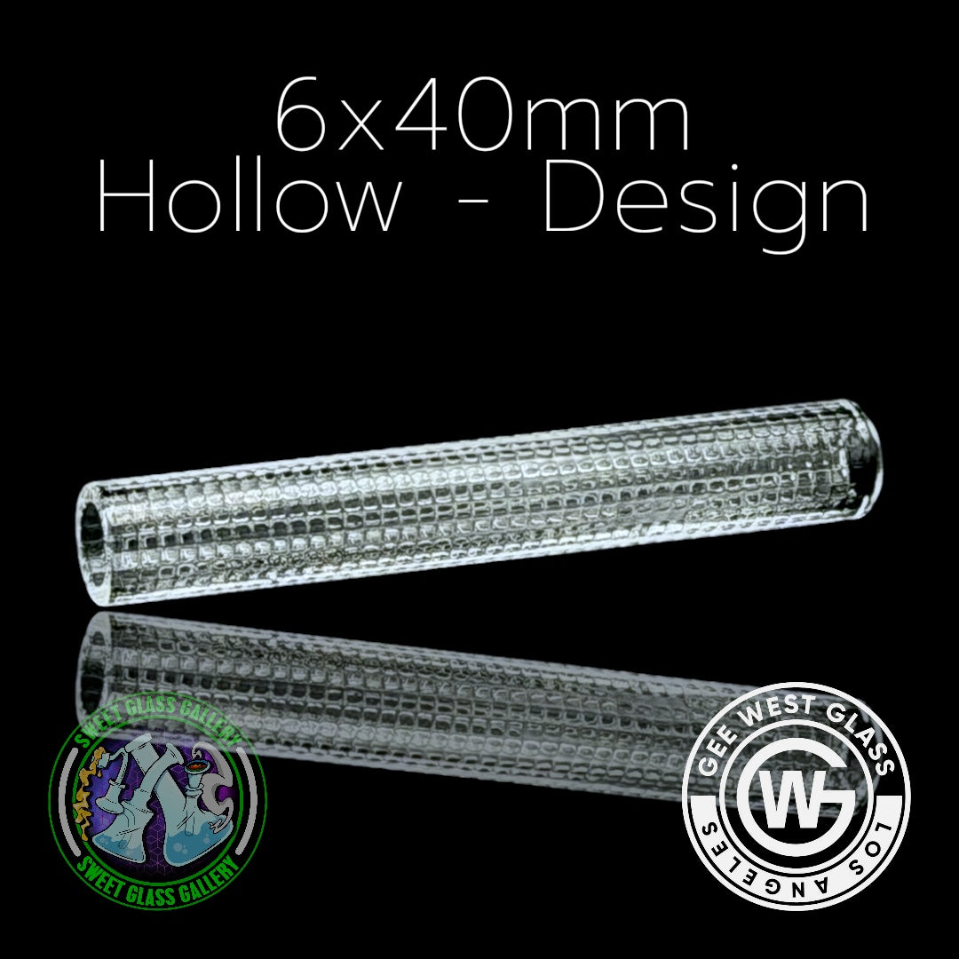 GeeWest - Pillar #22 - 6x40mm Hollow Design Quartz