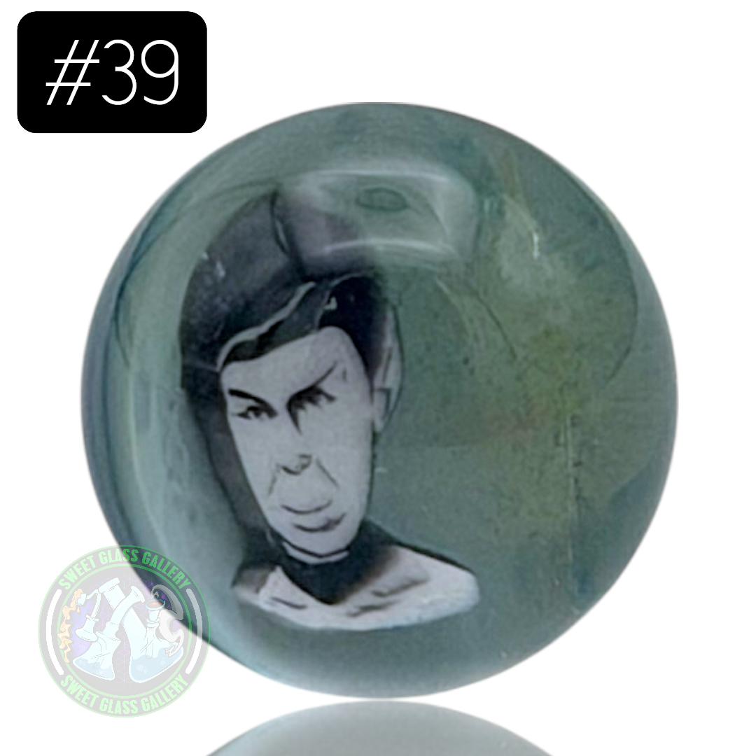 Keys Glass - Marble #39 (Spock - Star Trek)