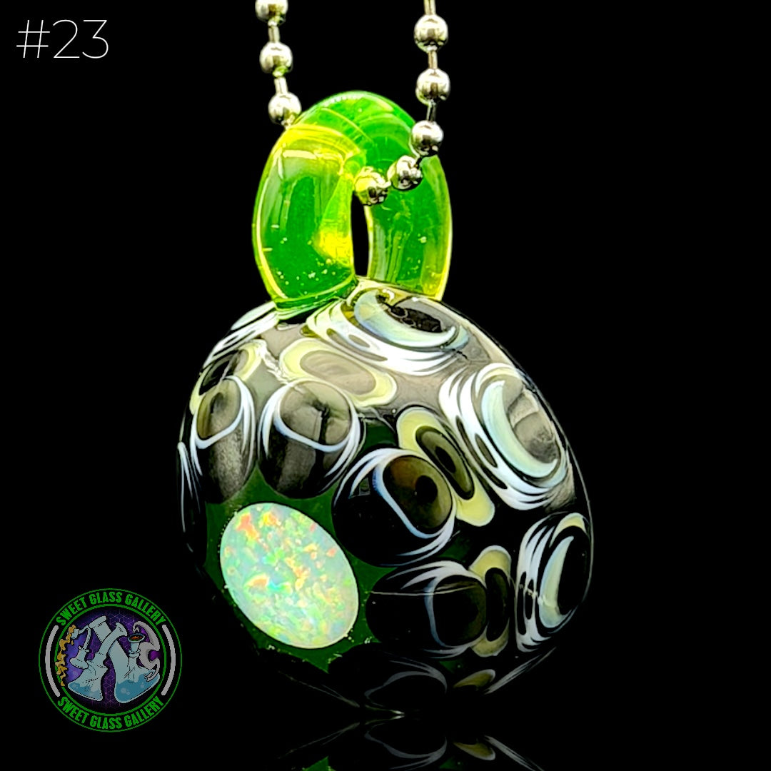 Steve H Glass - Pendant #23 - Dot Stack