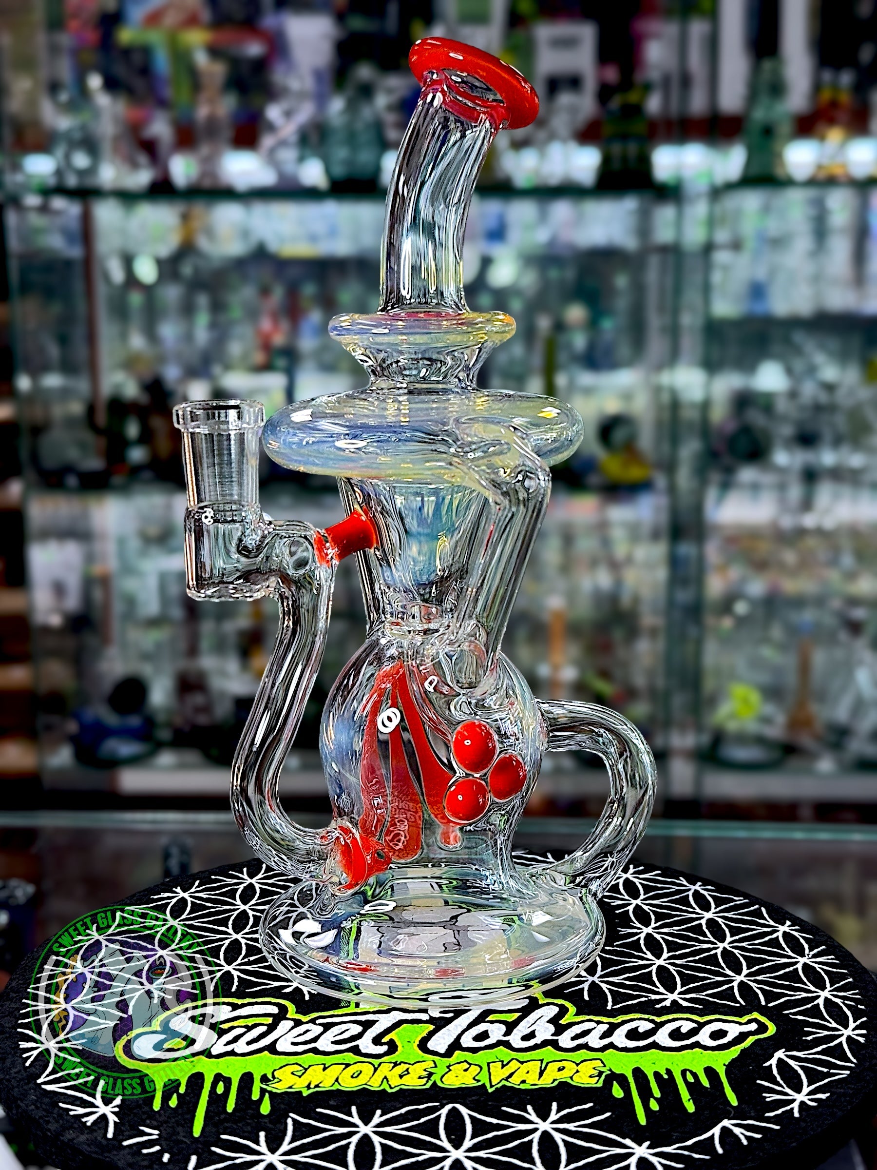 Uzzi Glass - Rig #3 - Klein Recycler (Poppy)