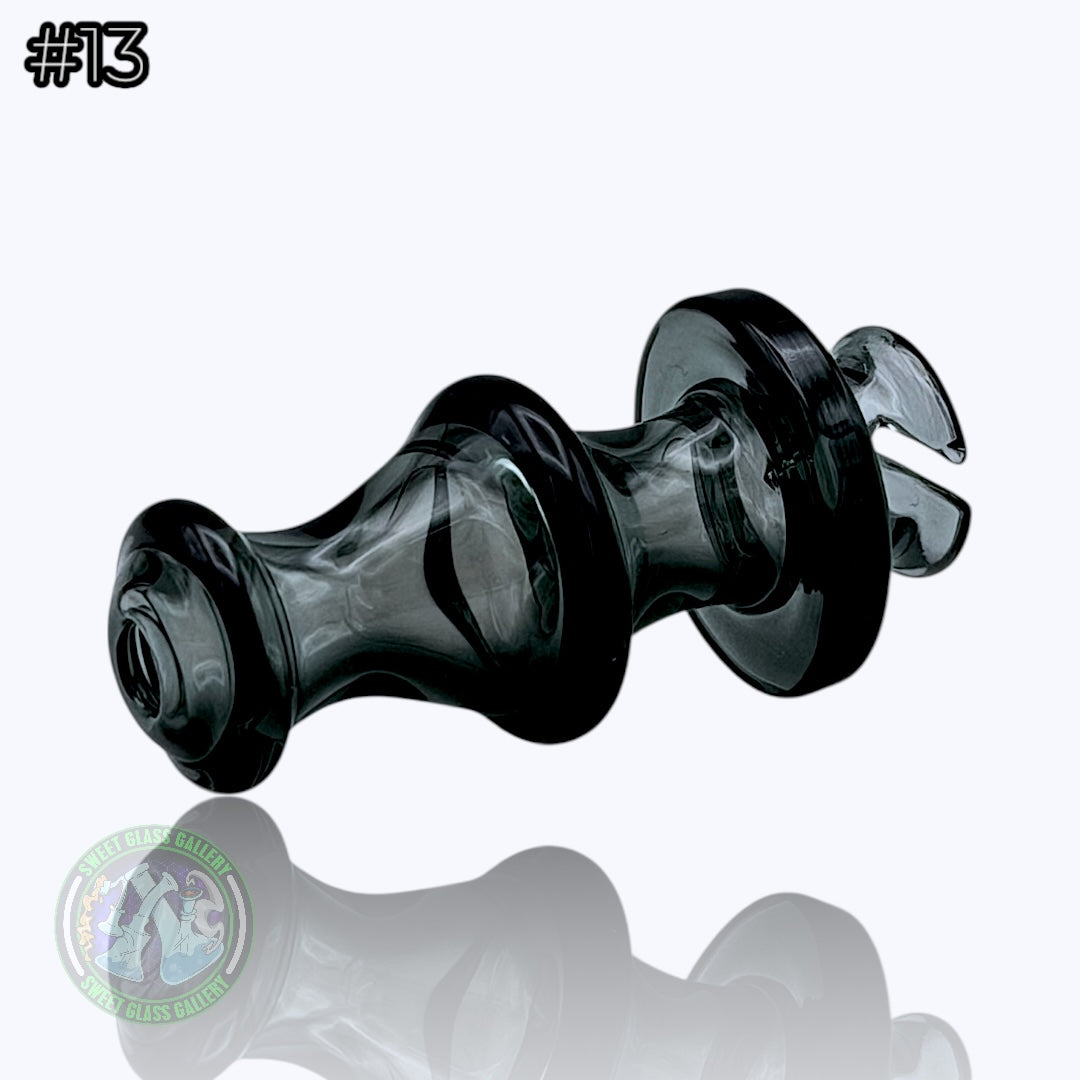 Rone Glass -Puffco Pivot Top #13 - Transparent Black