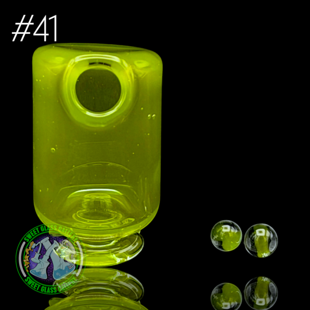 Kizmit Glass - Puffco Pivot Top #41 - Ghosted Timber