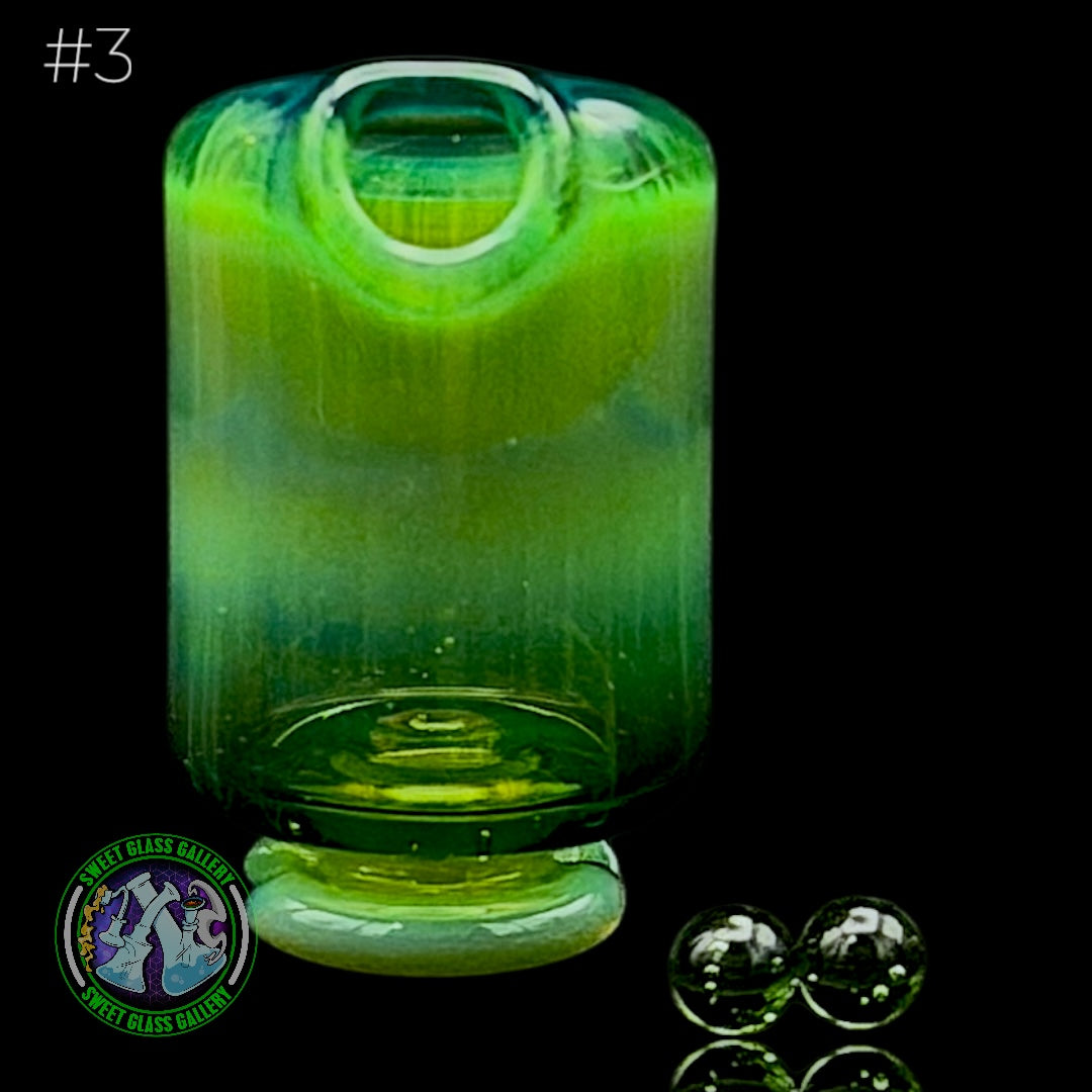 Kizmit Glass - Pivot Top #3 (Green Energy)