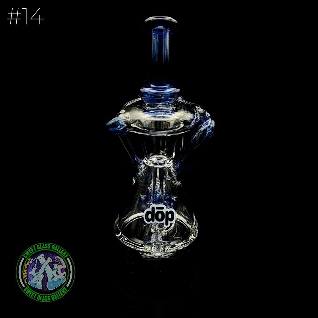 Dōp Glass - Puffco Attachment - Dōpcycler Blue #14
