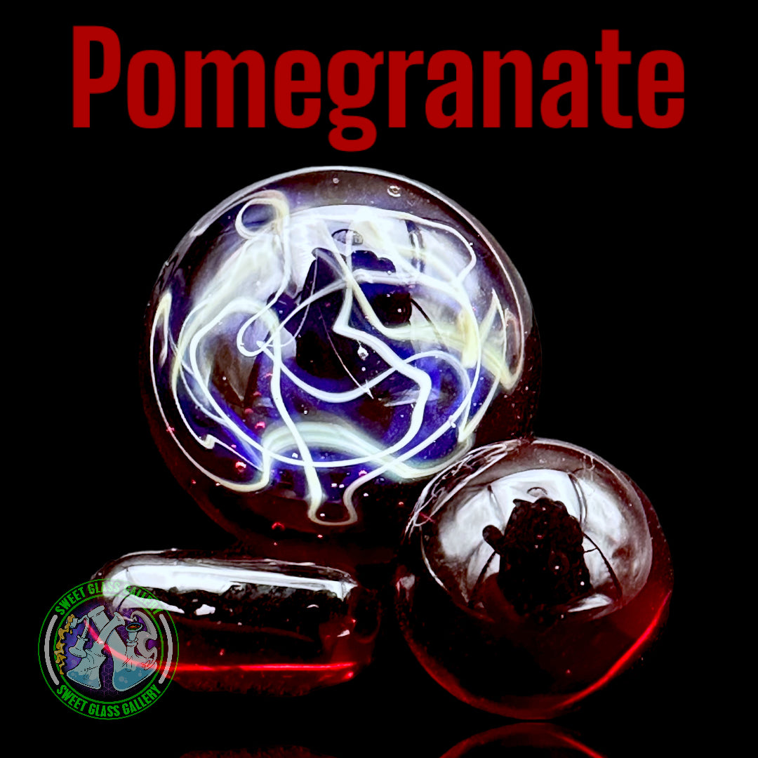 Garga Melt Glass - Scribble Tech Slurper Set (Pomegranate)