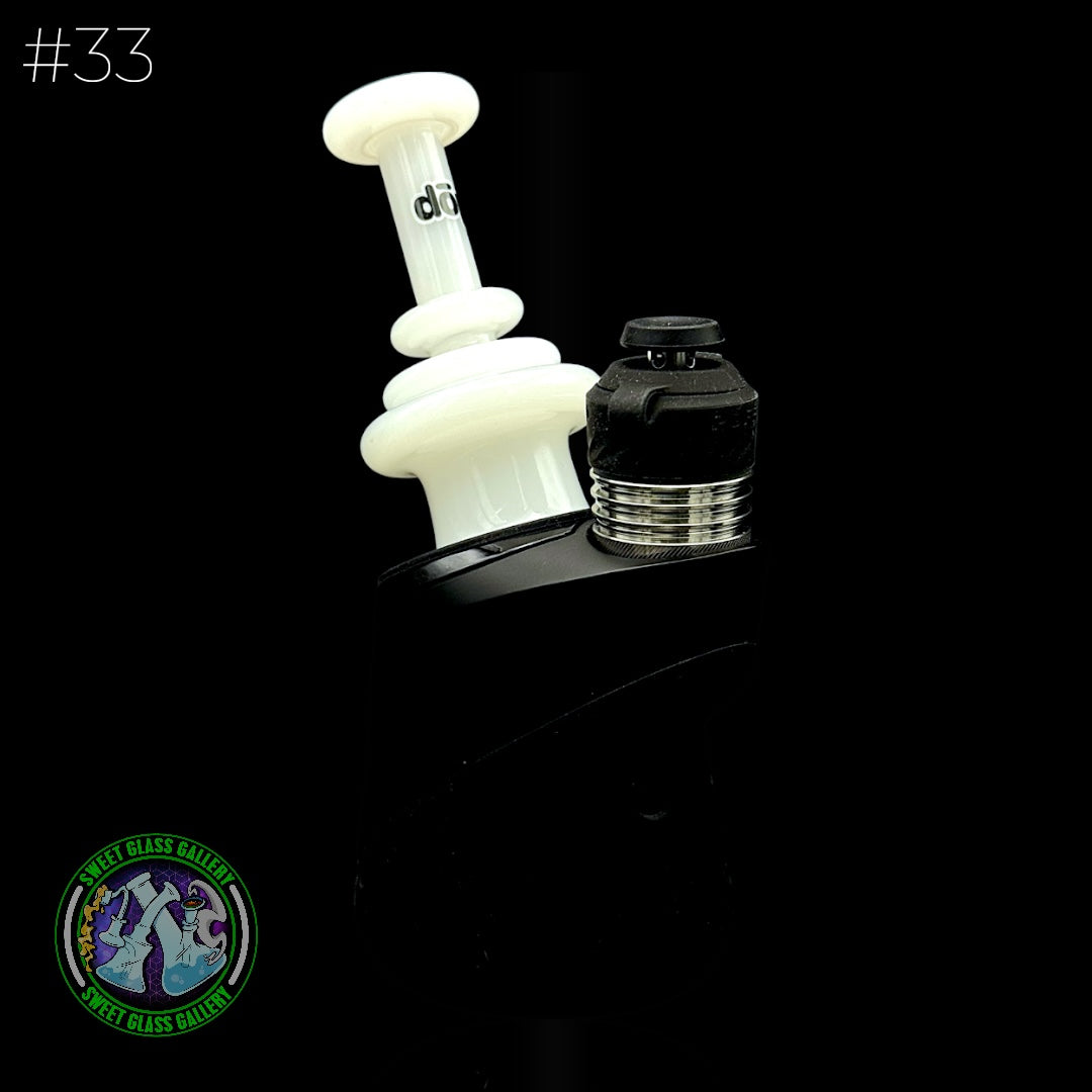 Dōp Glass - Puffco Attachment - Dry Bell White #33