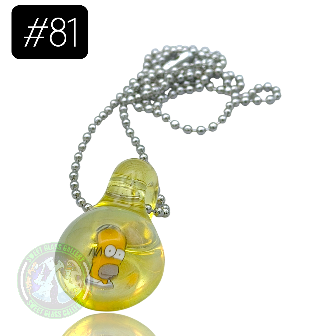 Keys Glass - Pendant #81 (Homer - The Simpsons)