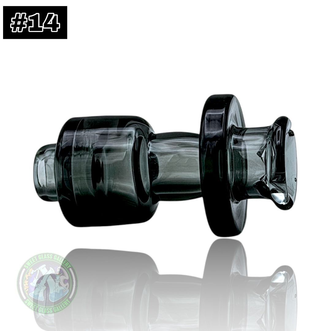 Rone Glass -Puffco Pivot Top #14 - Transparent Black