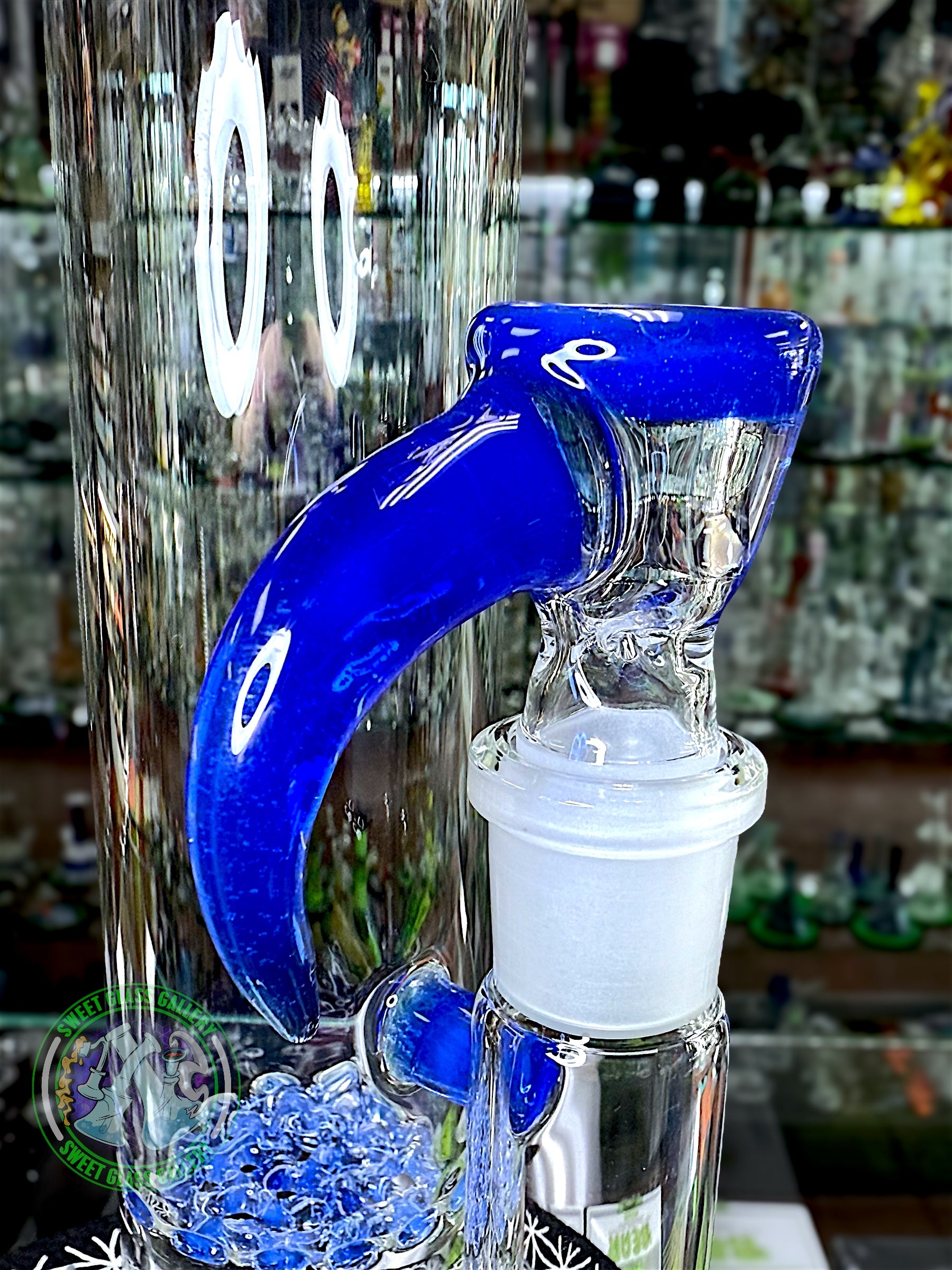 Fluid Glass - Tube #7 - Large Nautilus (Mystique Blue)