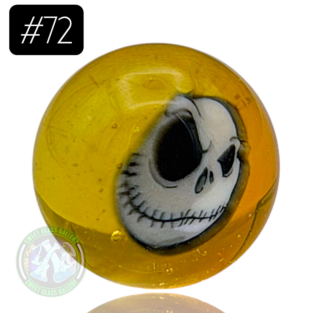 Keys Glass - Marble #72 (Jack Skeleton - The Nightmare Before Christmas)