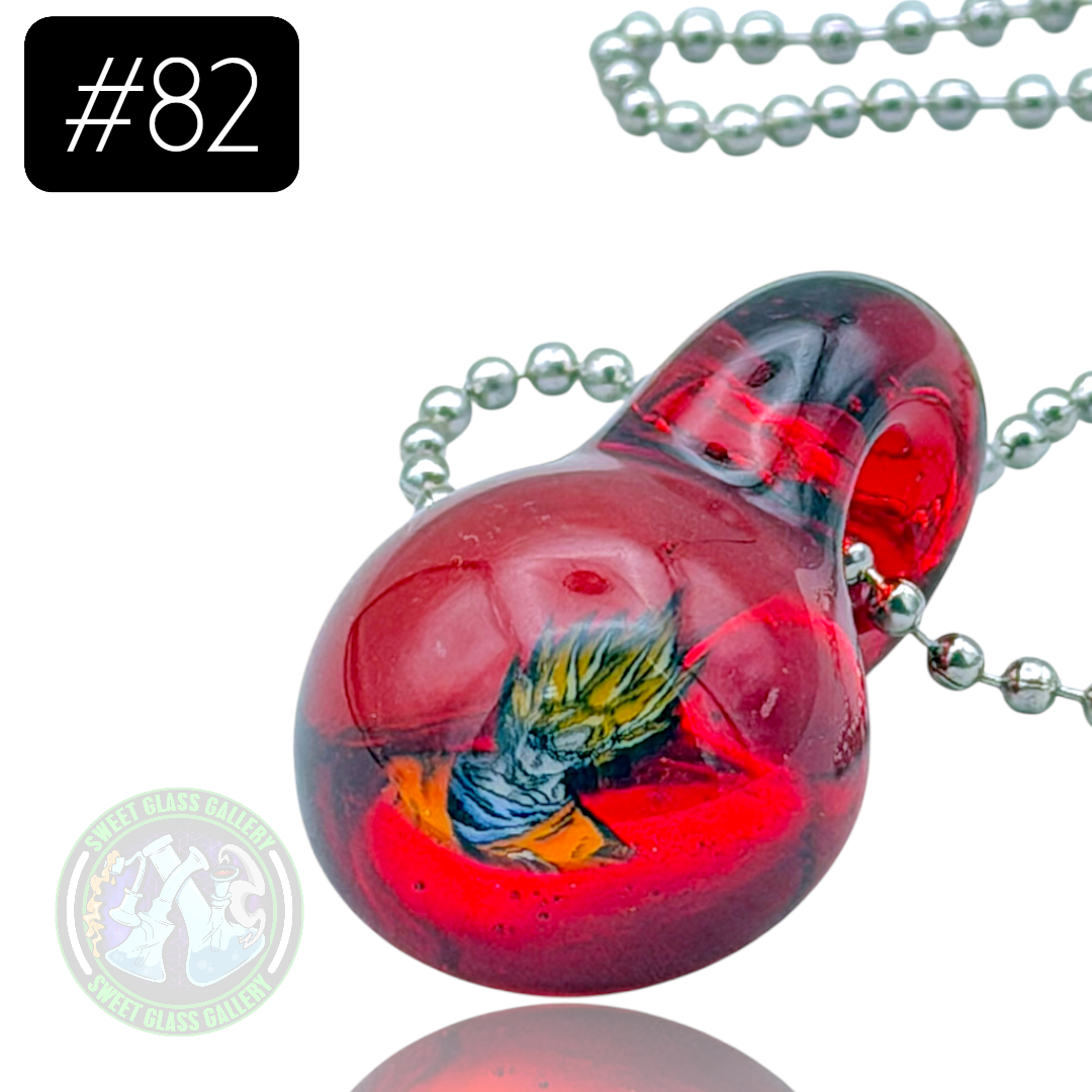 Keys Glass - Pendant #82 (Goku - DragonBall Z)
