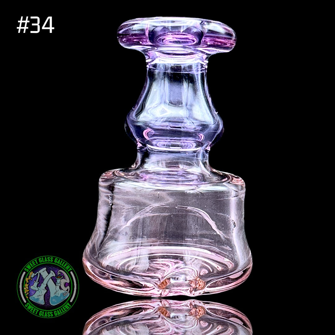 Evol Glass - Attachment #34 - Puffco Peak (Transparent Purple & Transparent Pink)