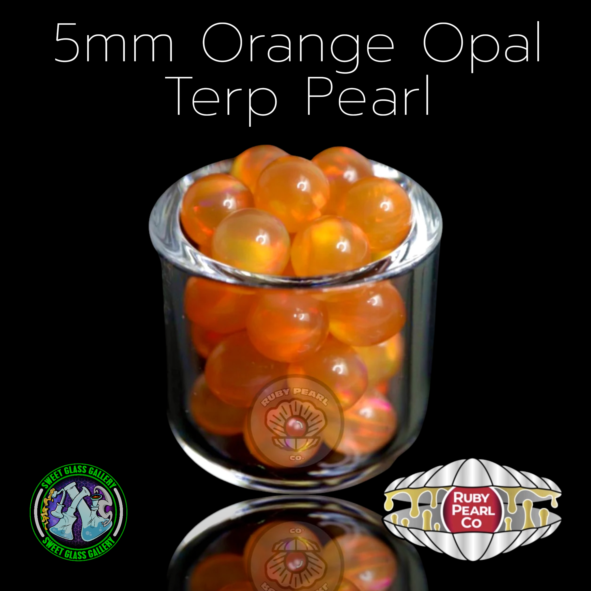 Ruby Pearl Co - Terp Pearl - Opal 5mm - Orange