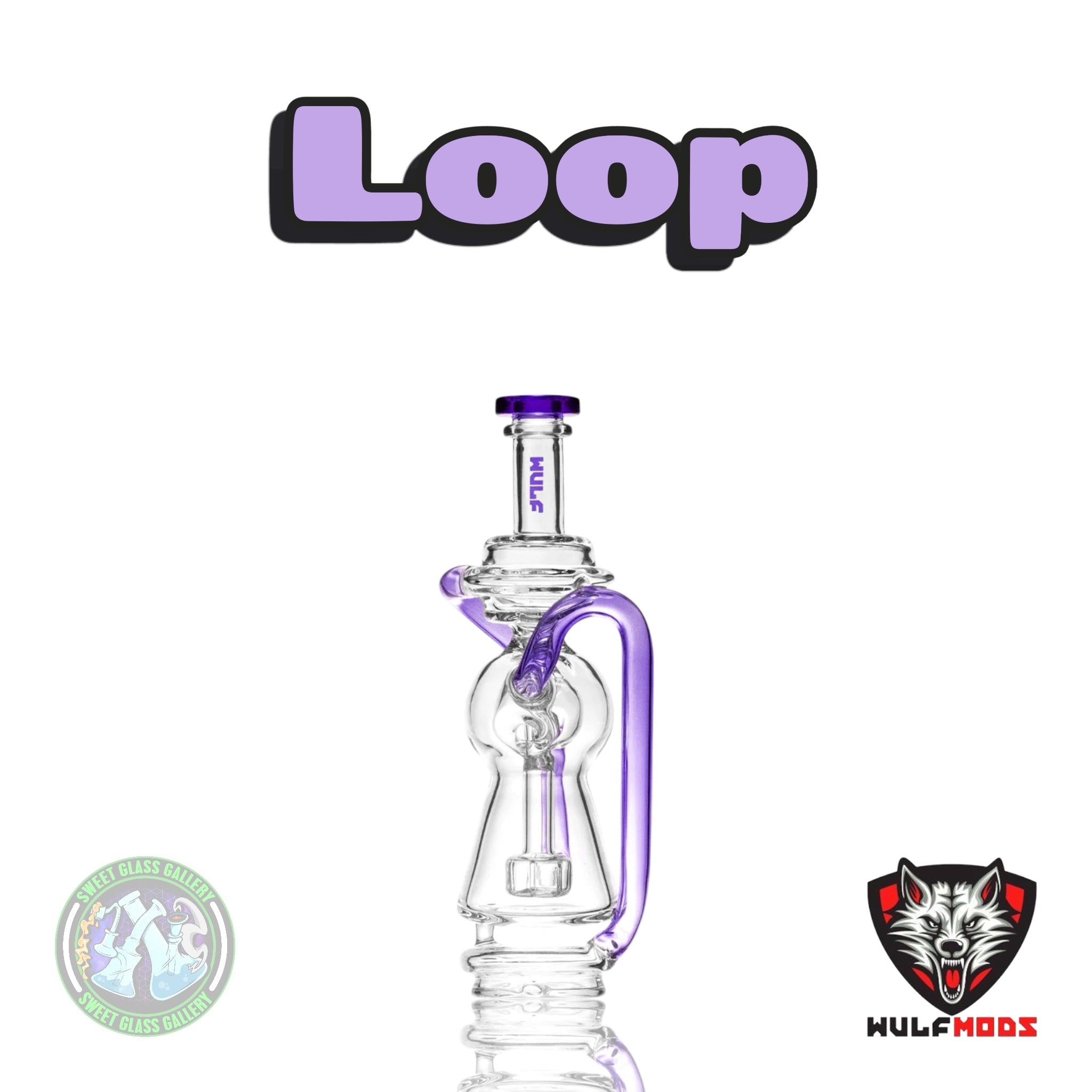 Wulf Mods - Puffco Attachment - Loop - Purple
