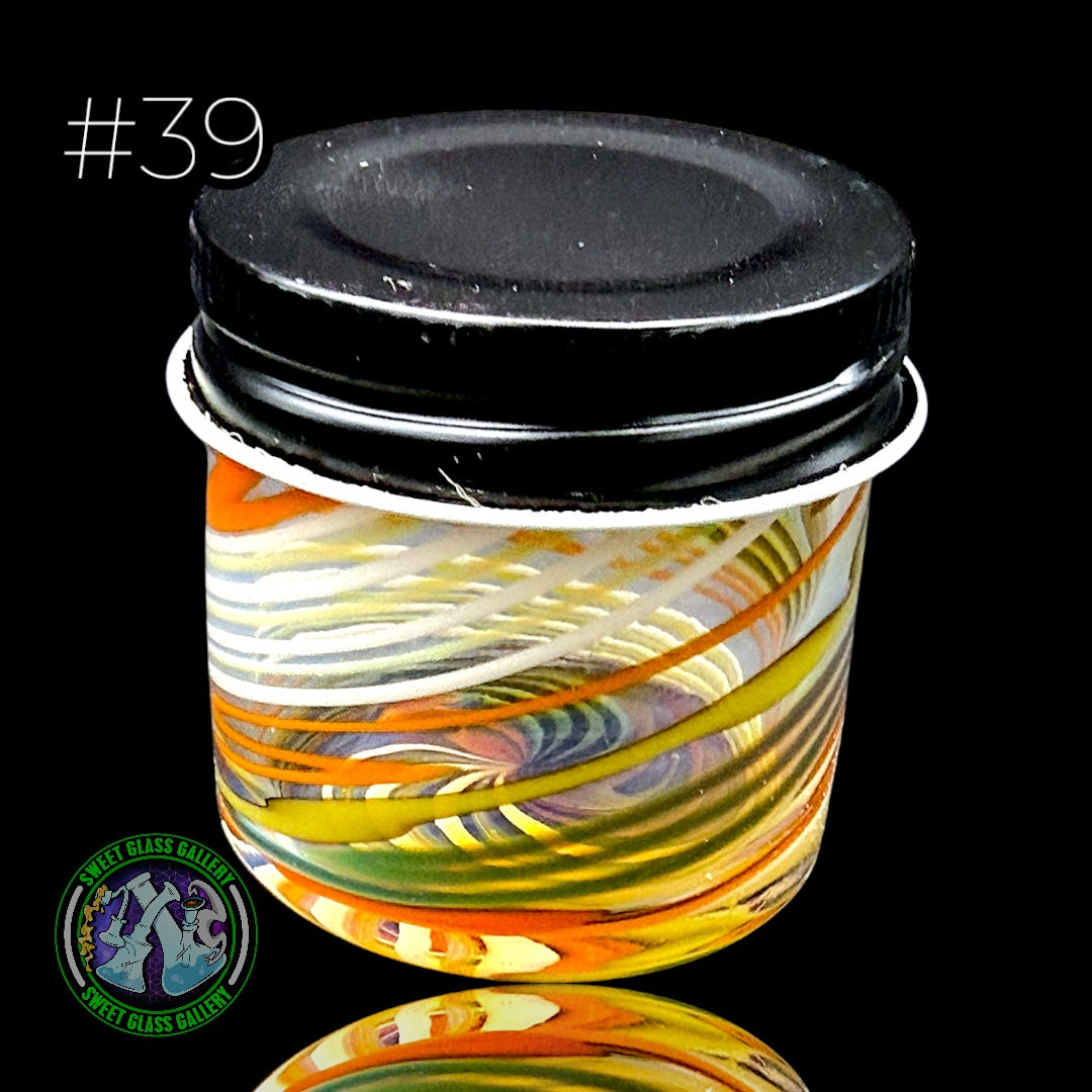 Ben’s Glass Art - Baller Jar #39 - Inside Out Tech