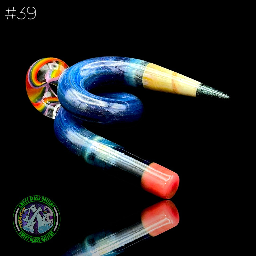 Sherbet Glass - Pendant - Curly Pencil #39