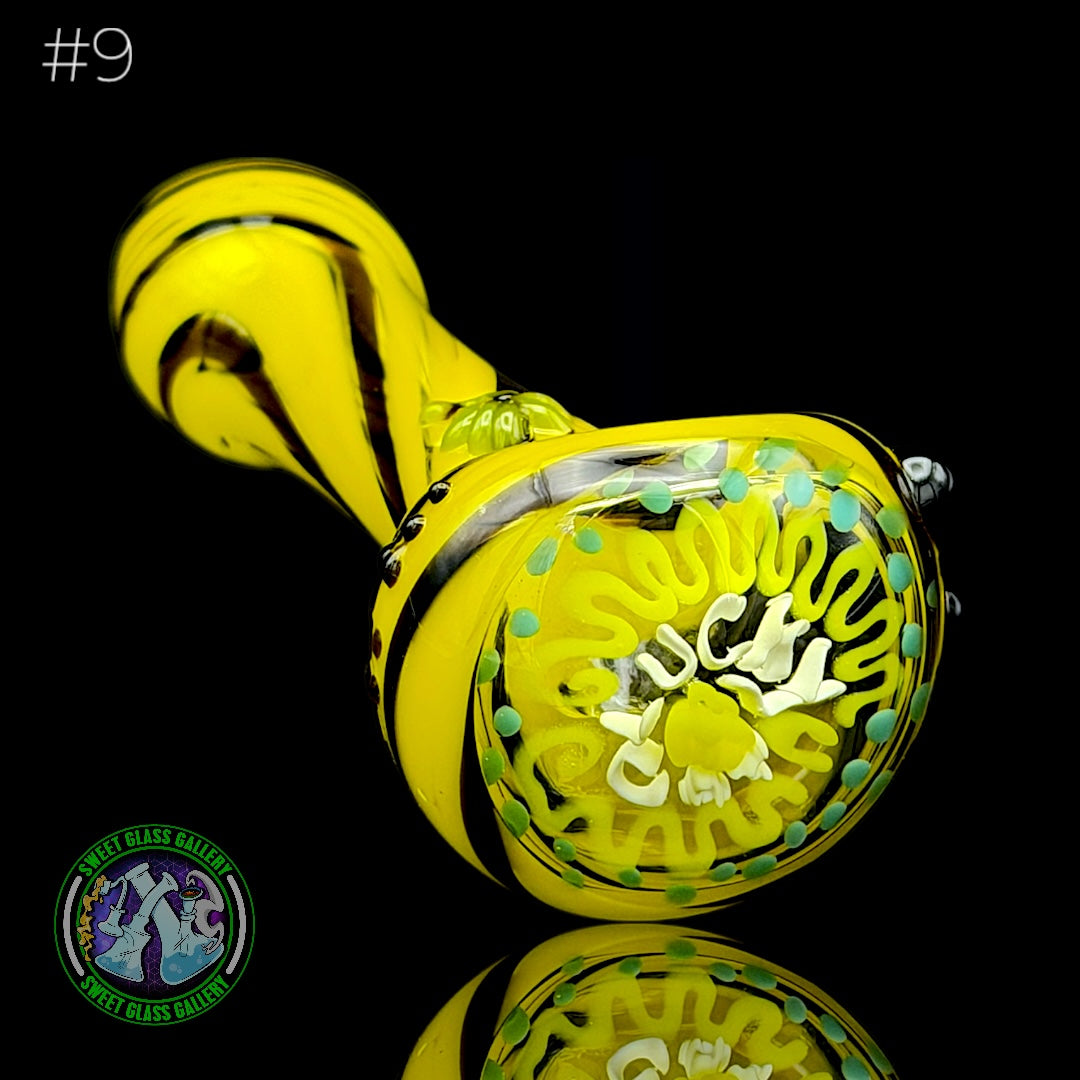 Charisma Glass - Dry Pipe #9 - Lucky Cat