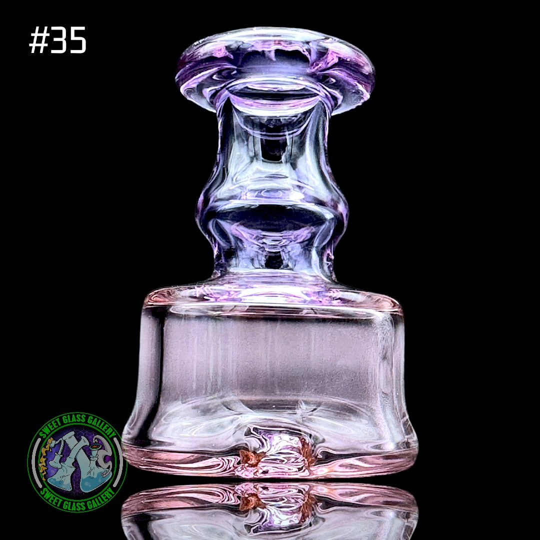 Evol Glass - Attachment #35 - Puffco Peak (Transparent Purple & Transparent Pink)