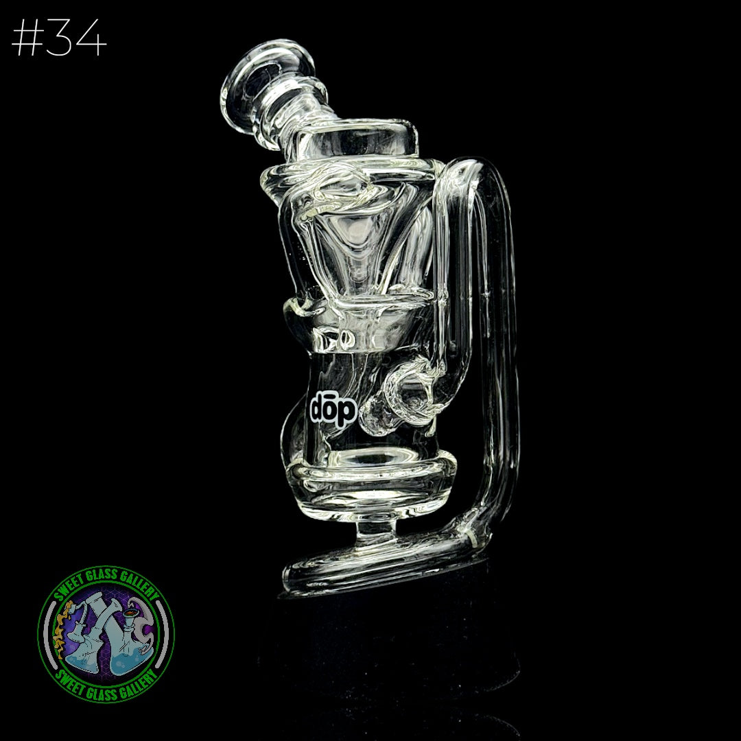 Dōp Glass - Puffco Attachment - Floating Recycler #34