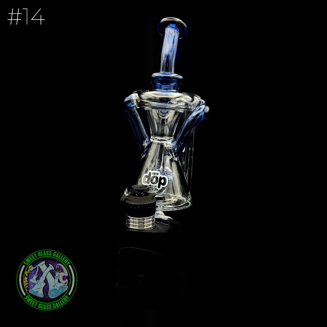Dōp Glass - Puffco Attachment - Dōpcycler Blue #14