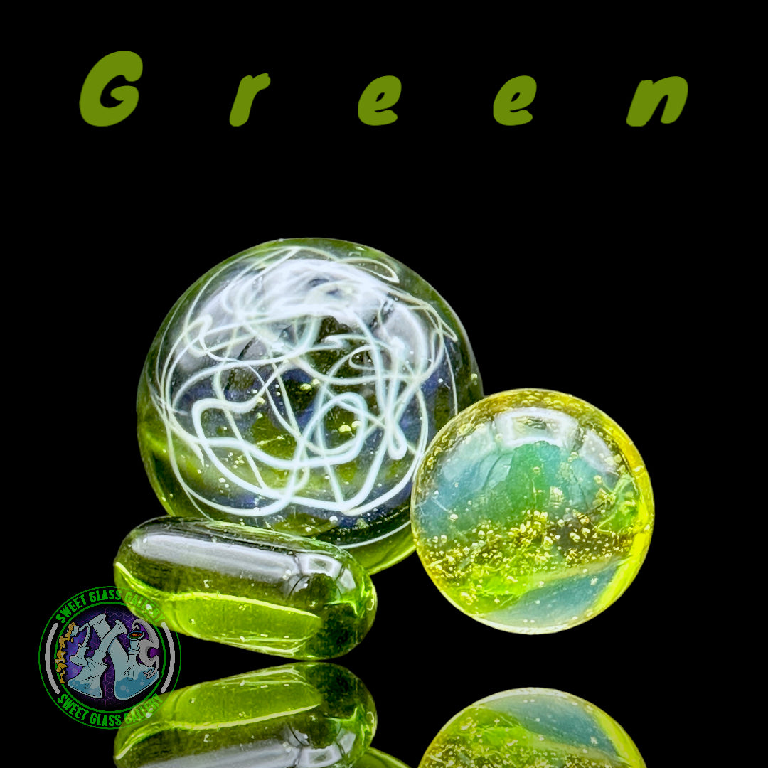 Garga Melt Glass - Scribble Tech Slurper Set (Green)