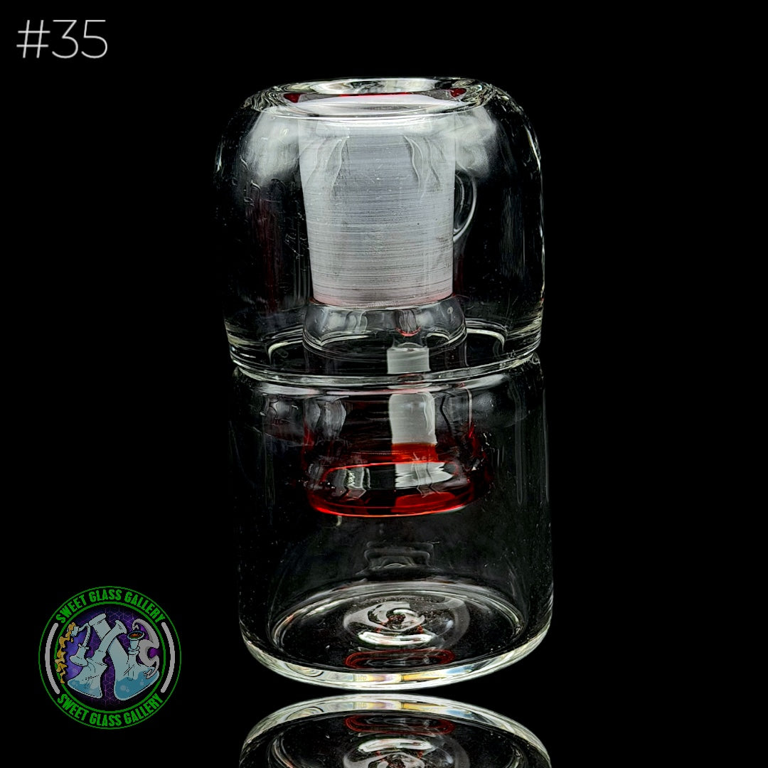 Fluid Glass - Ash Catcher 18mm - Dry #35 (Pomegranate)