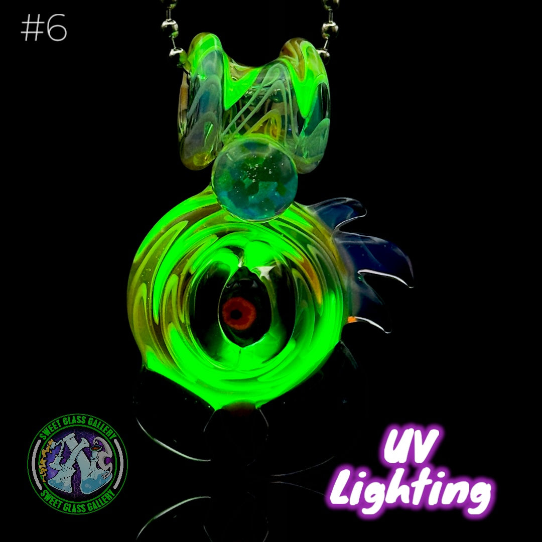 RJ Glass - Pendant - Bird #6
