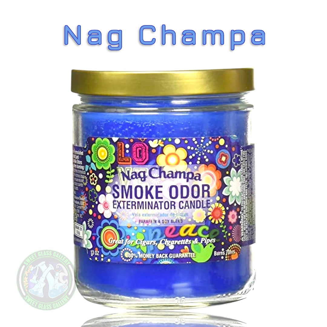Smoke Odor Exterminator Candle -  Nag Champa Scent