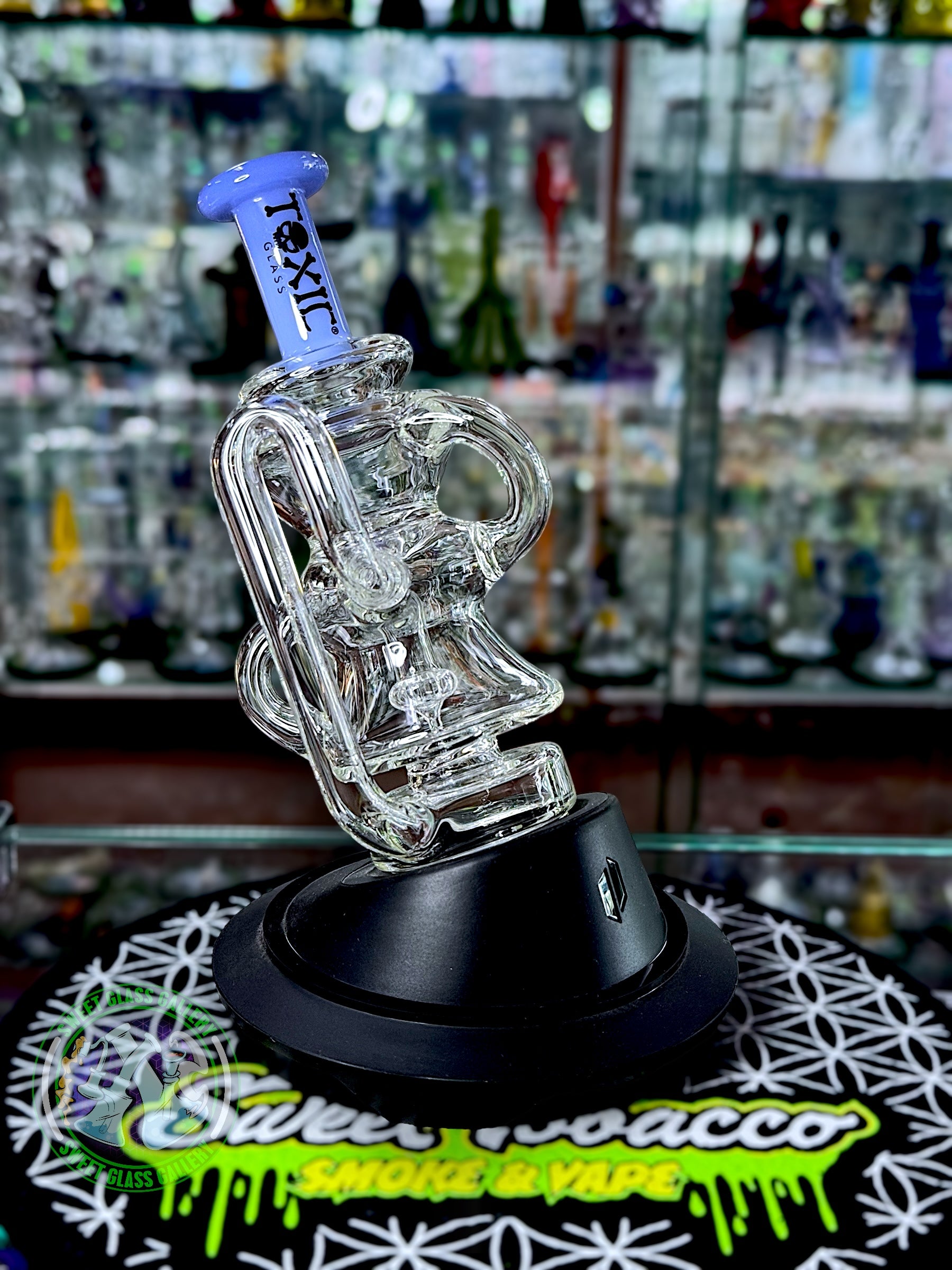 Toxic Glass - Puffco Attachment #9 - Recycler