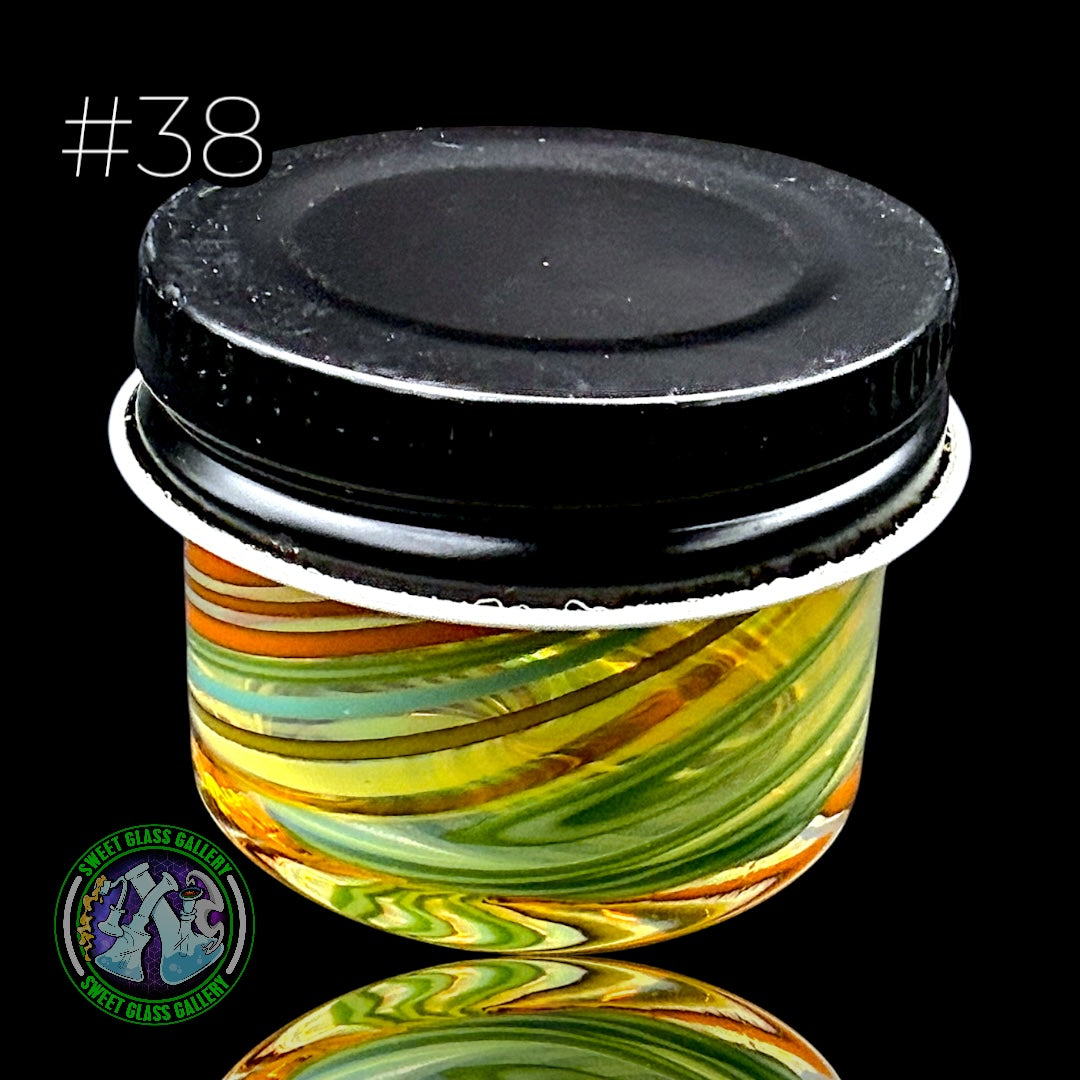 Ben’s Glass Art - Baller Jar #38 - Inside Out Tech