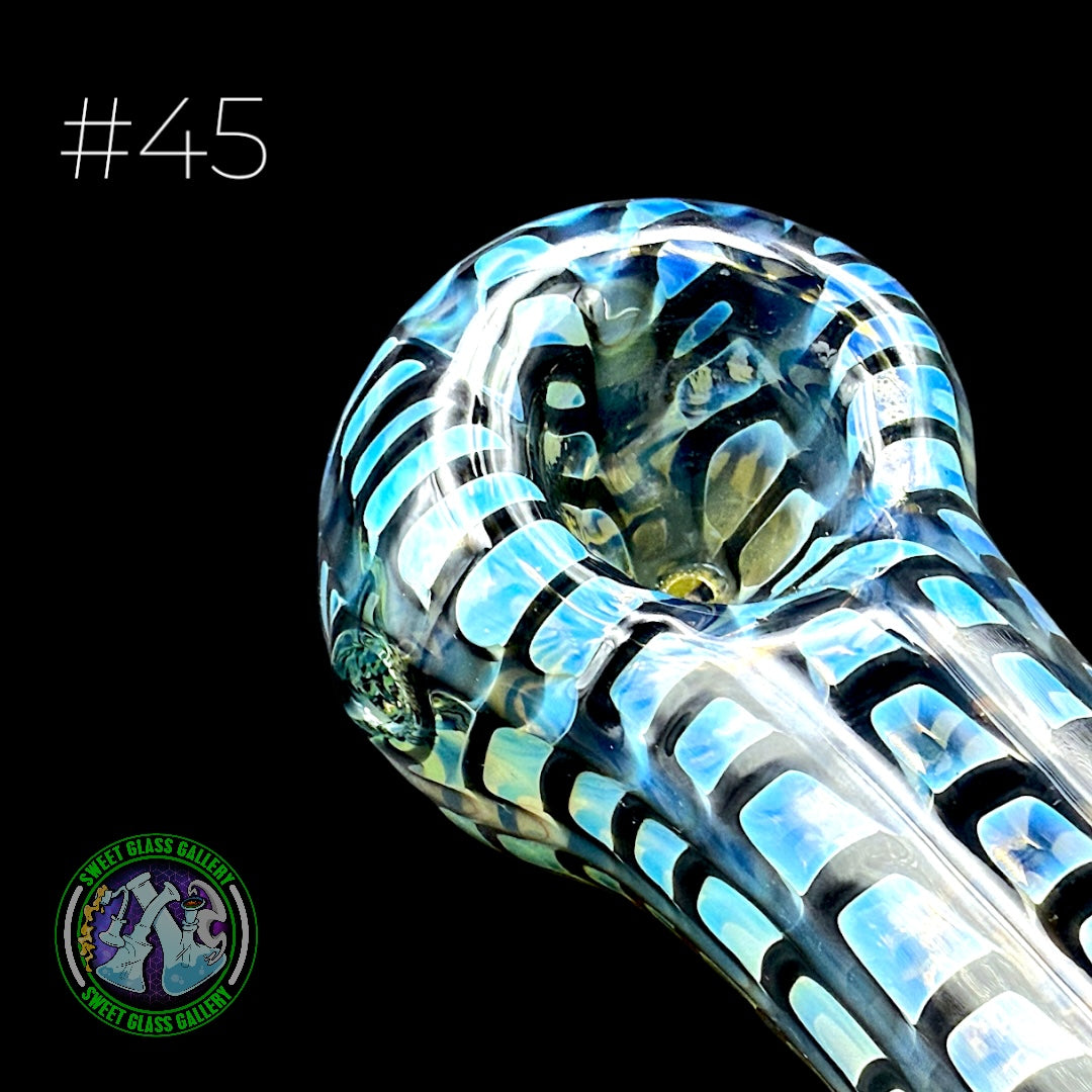 Daniel's Glass Art - Dry Pipe #45 - Wrap & Rake