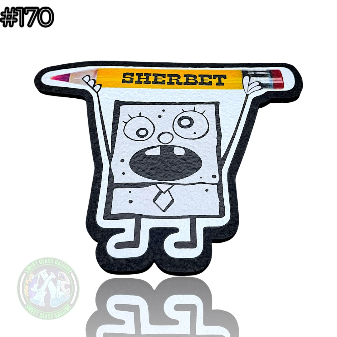 Moodmats - Dab Mat #170 - Sherbet Glass (Doodle Bob)