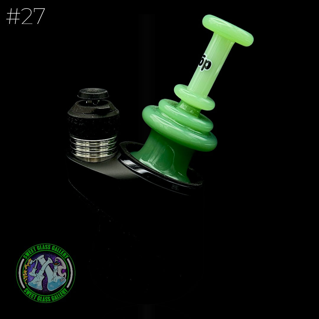 Dōp Glass - Puffco Attachment - Dry Bell Jade #27