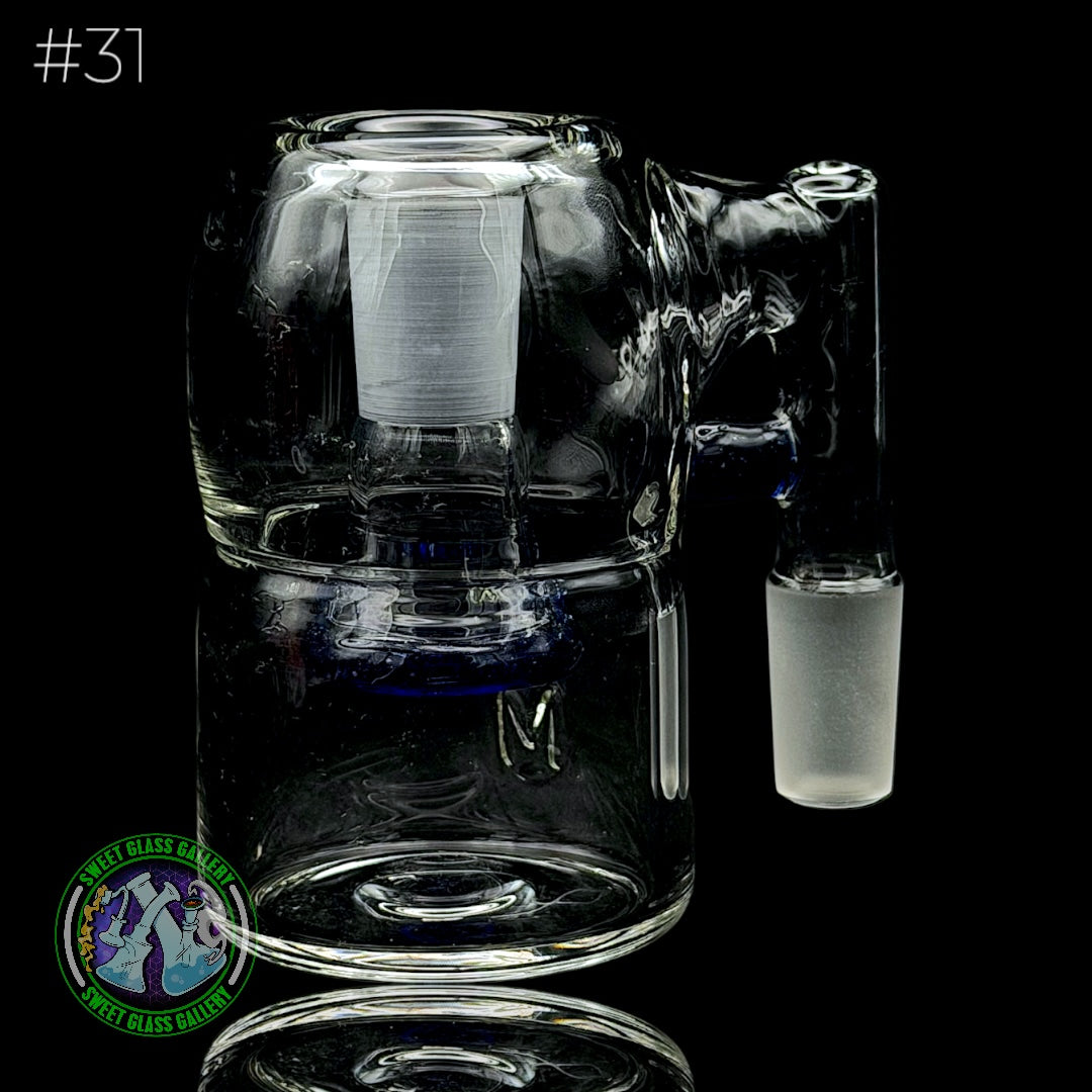Fluid Glass - Ash Catcher 14mm - Dry #31 (Blue Blizzard)
