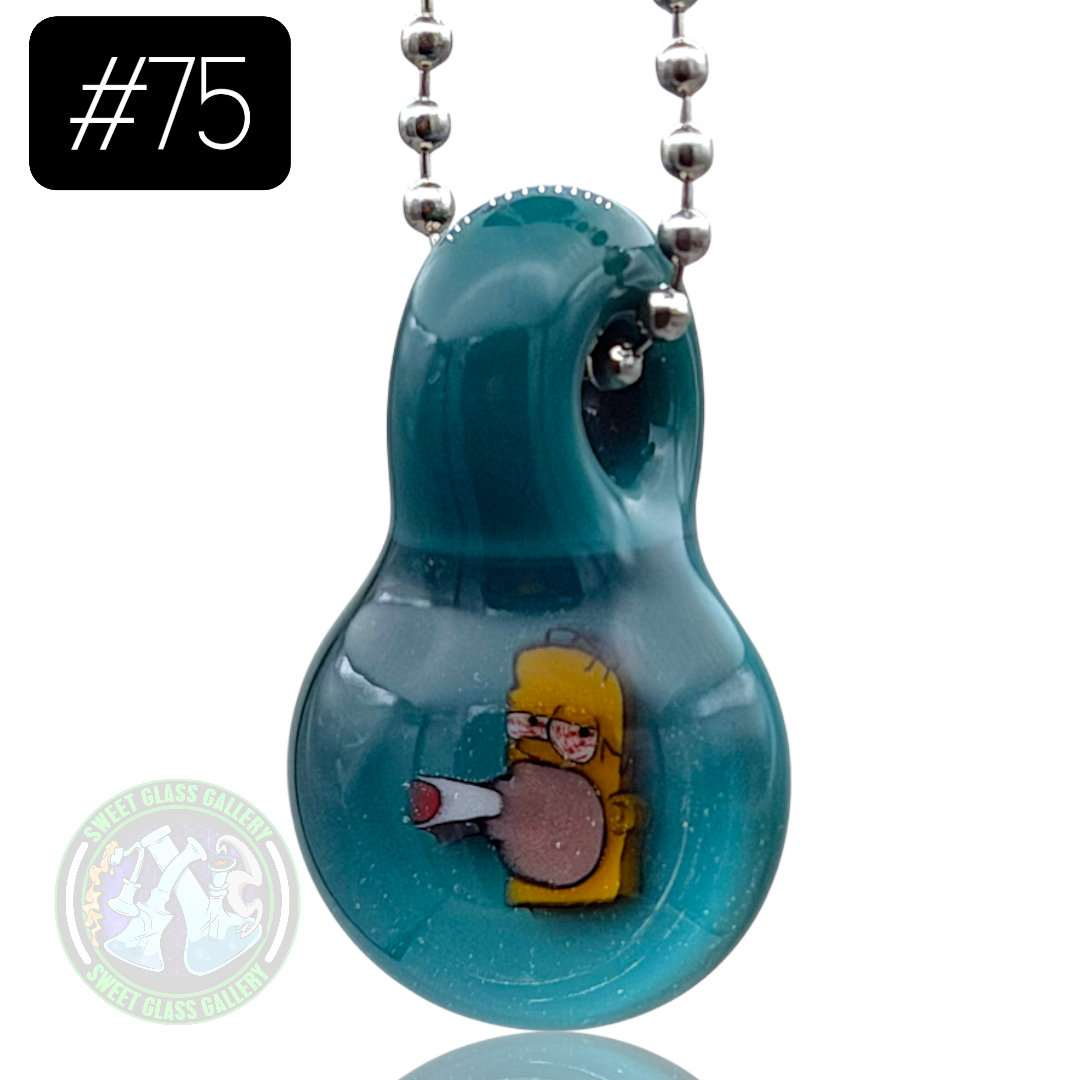 Keys Glass - Pendant #75 (Homer - The Simpsons)