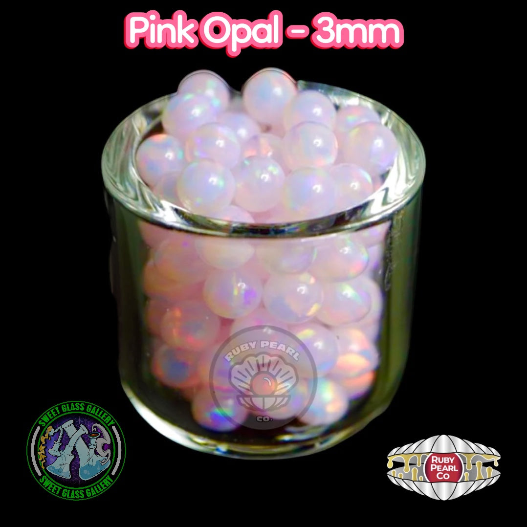 Ruby Pearl Co - Pink Opal Terp Pearl 3mm