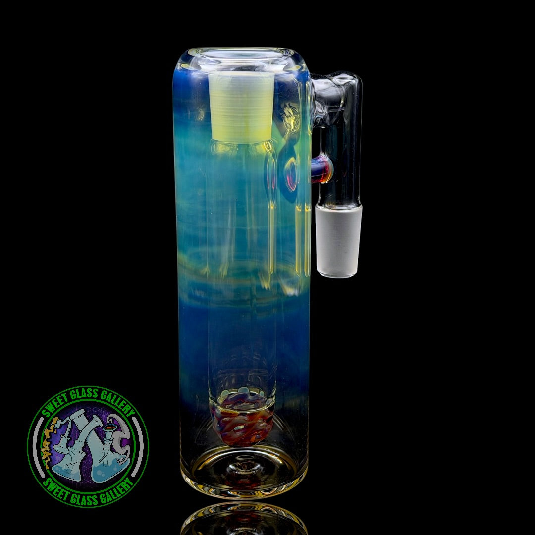 Fluid Glass - Ash Catcher #21 - 18mm Amber Purple