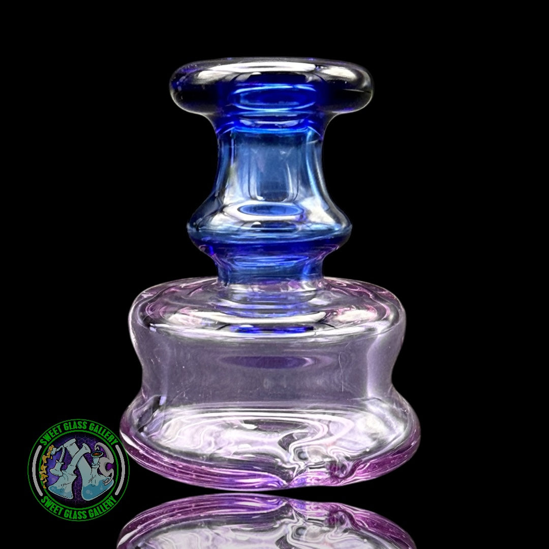 Evol Glass - Attachment #39 - Puffco Peak (Transparent Purple & Cobalt Blue)