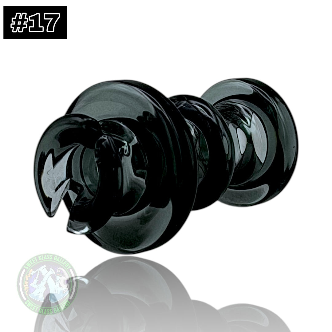 Rone Glass -Puffco Pivot Top #17 - Transparent Black