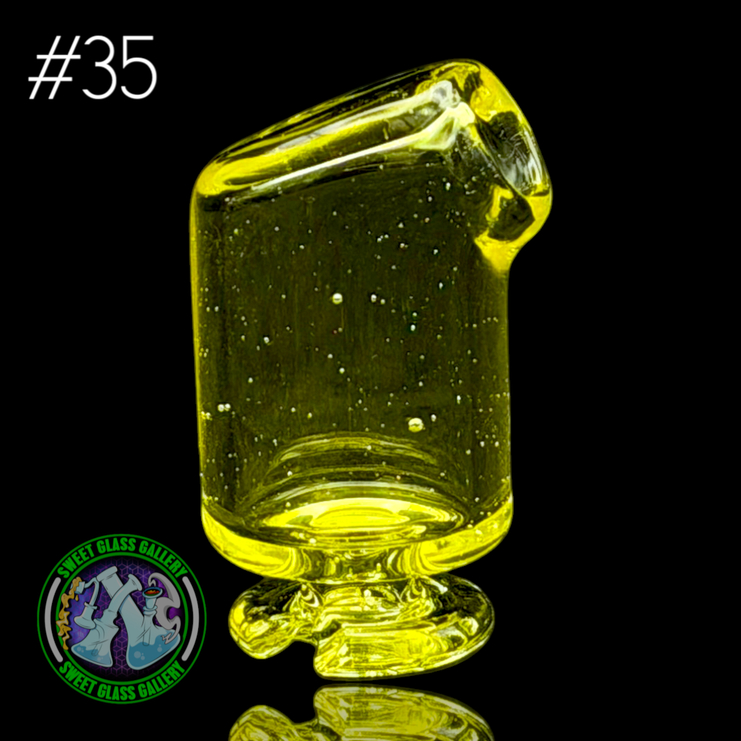 Kizmit Glass - Puffco Pivot Top #35 - Citron