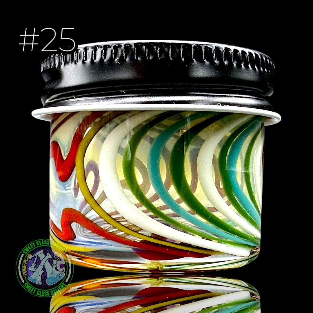 Ben’s Glass Art - Baller Jar #25 - Inside Out Tech