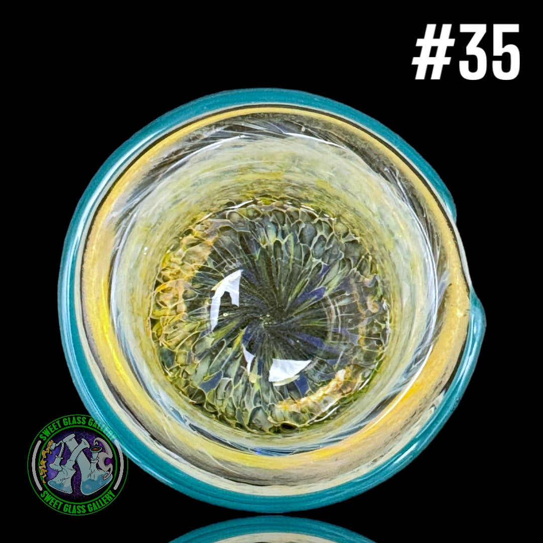 Ben’s Glass Art - Fumed Baller Jar #35