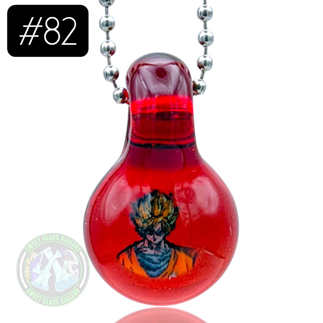 Keys Glass - Pendant #82 (Goku - DragonBall Z)