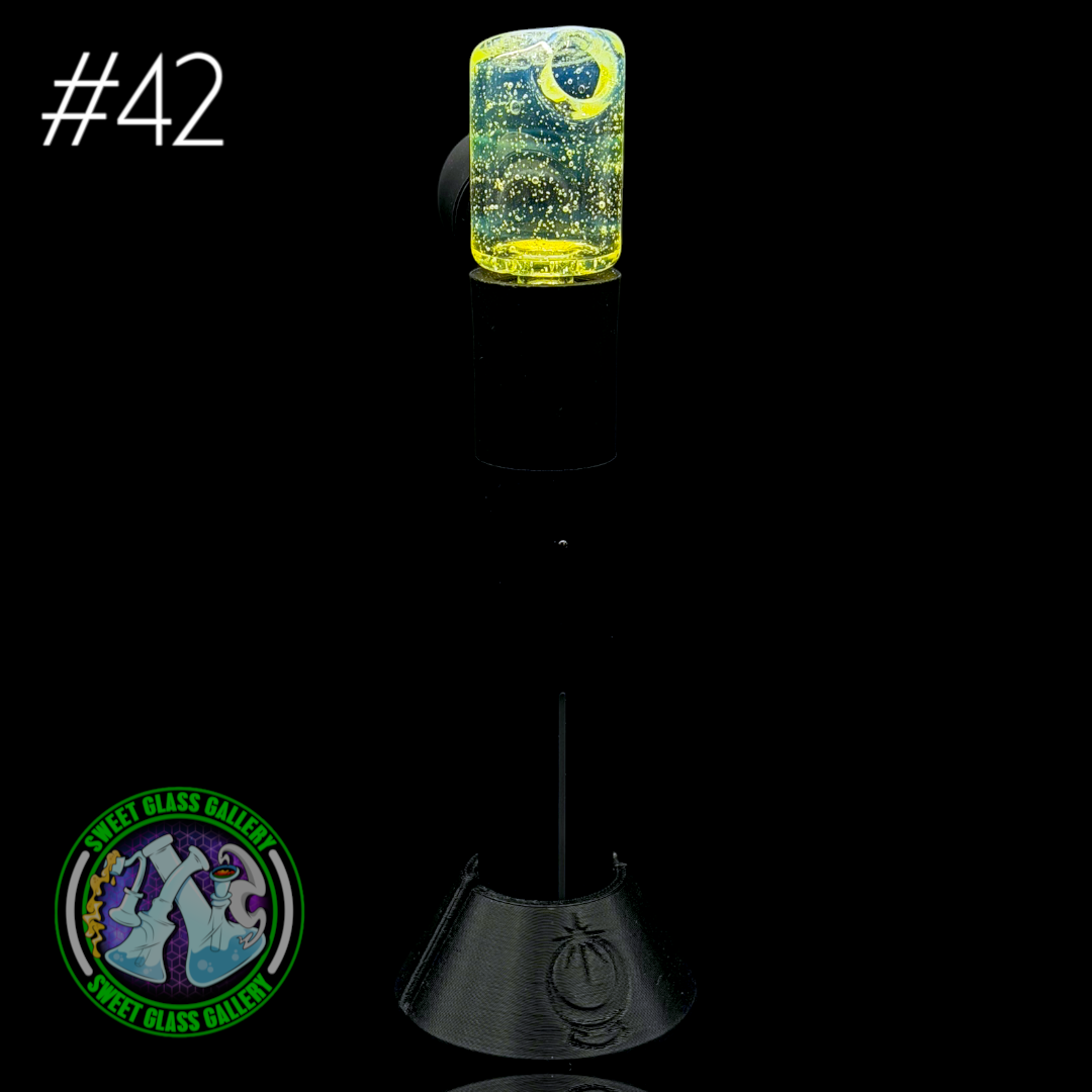 Kizmit Glass - Puffco Pivot Top #42 - Opal Citron Lite (UV)