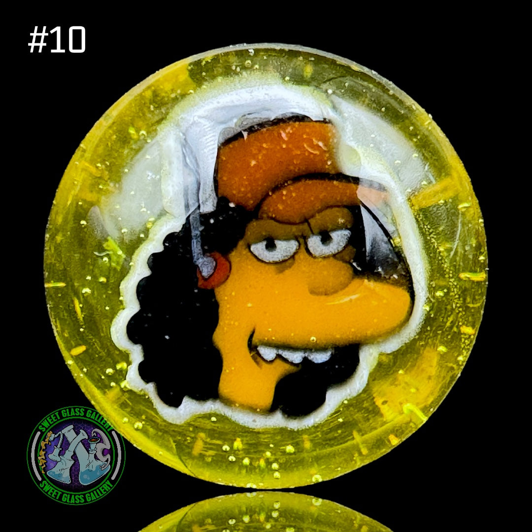 Keys Glass - Marble #10 - Otto The Simpsons